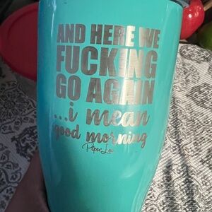 Turquoise Travel Mug Piper Lou